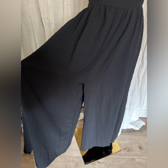 Black Wide Leg Jumpsuit - Picture 4 of 10